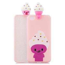 Ice Cream Man Soft 3D Climbing Doll Soft Case for Mi Xiaomi Redmi Go