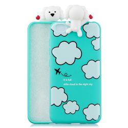 Cute Cloud Girl Soft 3D Climbing Doll Soft Case for Mi Xiaomi Redmi Go