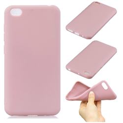 Candy Soft Silicone Phone Case for Mi Xiaomi Redmi Go - Lotus Pink
