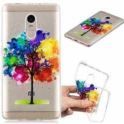 Oil Painting Tree Clear Varnish Soft Phone Back Cover for Xiaomi Redmi Note 4 Red Mi Note4