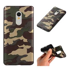 Camouflage Soft TPU Back Cover for Xiaomi Redmi Note 4 Red Mi Note4 - Gold Green