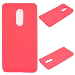 Candy Soft Silicone Protective Phone Case for Xiaomi Redmi Note 4 Red Mi Note4 - Red