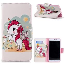 Cloud Star Unicorn Leather Wallet Case for Xiaomi Redmi Note 4 Red Mi Note4