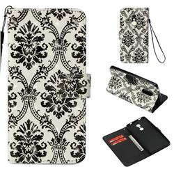 Crown Lace 3D Painted Leather Wallet Case for Xiaomi Redmi Note 4 Red Mi Note4