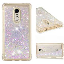 Dynamic Liquid Glitter Sand Quicksand Star TPU Case for Xiaomi Redmi Note 4X - Pink