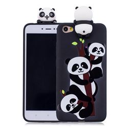 Ascended Panda Soft 3D Climbing Doll Soft Case for Xiaomi Redmi Note 5A