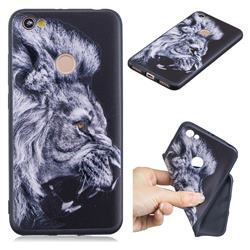 Lion 3D Embossed Relief Black TPU Cell Phone Back Cover for Xiaomi Redmi Note 5A