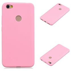 Candy Soft Silicone Protective Phone Case for Xiaomi Redmi Note 5A - Dark Pink