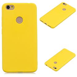 Candy Soft Silicone Protective Phone Case for Xiaomi Redmi Note 5A - Yellow