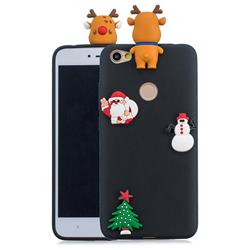 Black Elk Christmas Xmax Soft 3D Silicone Case for Xiaomi Redmi Note 5A