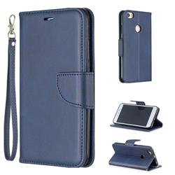 Classic Sheepskin PU Leather Phone Wallet Case for Xiaomi Redmi Note 5A - Blue