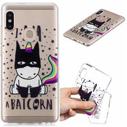 Batman Clear Varnish Soft Phone Back Cover for Xiaomi Redmi Note 5 Pro