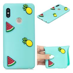 Watermelon Pineapple Soft 3D Silicone Case for Xiaomi Redmi Note 5 Pro
