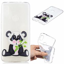 Bamboo Panda Clear Varnish Soft Phone Back Cover for Mi Xiaomi Redmi Note 6