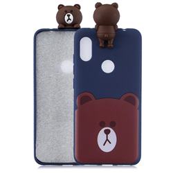 Cute Bear Soft 3D Climbing Doll Soft Case for Mi Xiaomi Redmi Note 6
