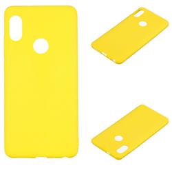 Candy Soft Silicone Protective Phone Case for Mi Xiaomi Redmi Note 6 Pro - Yellow