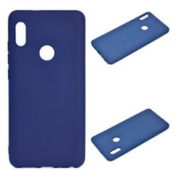 Candy Soft Silicone Protective Phone Case for Mi Xiaomi Redmi Note 6 Pro - Dark Blue