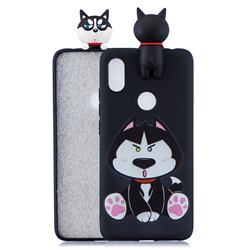 Staying Husky Soft 3D Climbing Doll Soft Case for Mi Xiaomi Redmi Note 6 Pro
