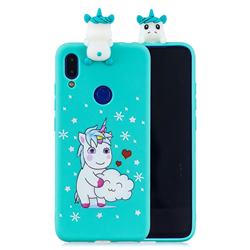 Heart Unicorn Soft 3D Climbing Doll Soft Case for Xiaomi Mi Redmi Note 7 / Note 7 Pro