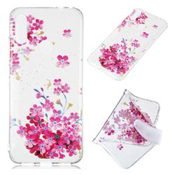 Plum Blossom Bloom Super Clear Soft TPU Back Cover for Xiaomi Mi Redmi Note 7 / Note 7 Pro