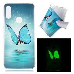 Butterfly Noctilucent Soft TPU Back Cover for Xiaomi Mi Redmi Note 7 / Note 7 Pro