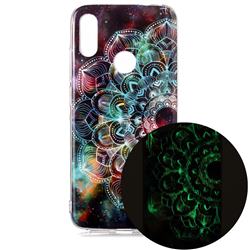 Datura Flowers Noctilucent Soft TPU Back Cover for Xiaomi Mi Redmi Note 7 / Note 7 Pro