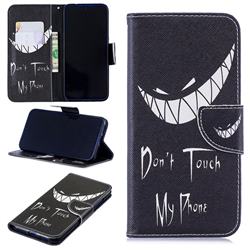 Crooked Grin Leather Wallet Case for Xiaomi Mi Redmi Note 7 / Note 7 Pro