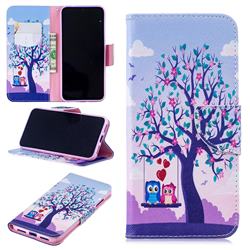Tree and Owls Leather Wallet Case for Xiaomi Mi Redmi Note 7 / Note 7 Pro