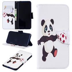 Football Panda Leather Wallet Case for Xiaomi Mi Redmi Note 7 / Note 7 Pro