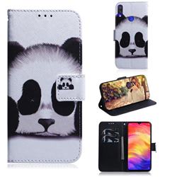 Sleeping Panda PU Leather Wallet Case for Xiaomi Mi Redmi Note 7 / Note 7 Pro