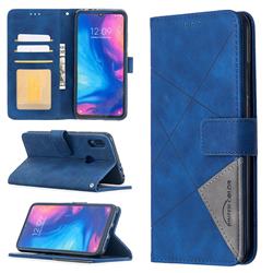 Binfen Color BF05 Prismatic Slim Wallet Flip Cover for Xiaomi Mi Redmi Note 7 / Note 7 Pro - Blue