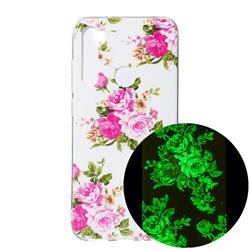 Peony Noctilucent Soft TPU Back Cover for Mi Xiaomi Redmi Note 8