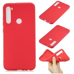 Candy Soft Silicone Protective Phone Case for Mi Xiaomi Redmi Note 8 - Red
