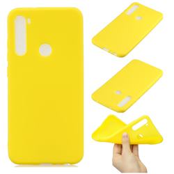 Candy Soft Silicone Protective Phone Case for Mi Xiaomi Redmi Note 8 - Yellow
