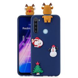 Navy Elk Christmas Xmax Soft 3D Silicone Case for Mi Xiaomi Redmi Note 8