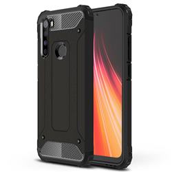 King Kong Armor Premium Shockproof Dual Layer Rugged Hard Cover for Mi Xiaomi Redmi Note 8 - Black Gold