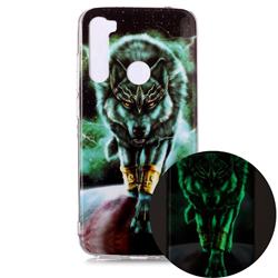 Wolf King Noctilucent Soft TPU Back Cover for Mi Xiaomi Redmi Note 8