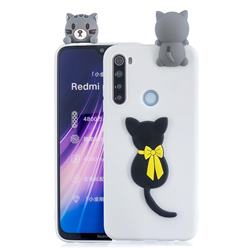 Little Black Cat Soft 3D Climbing Doll Soft Case for Mi Xiaomi Redmi Note 8