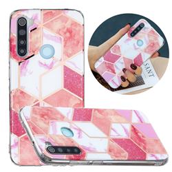 Cherry Glitter Painted Marble Electroplating Protective Case for Mi Xiaomi Redmi Note 8