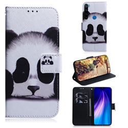 Sleeping Panda PU Leather Wallet Case for Mi Xiaomi Redmi Note 8