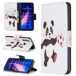 Football Panda Leather Wallet Case for Mi Xiaomi Redmi Note 8