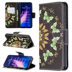 Circle Butterflies Leather Wallet Case for Mi Xiaomi Redmi Note 8