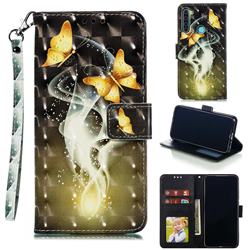 Dream Butterfly 3D Painted Leather Phone Wallet Case for Mi Xiaomi Redmi Note 8