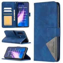 Binfen Color BF05 Prismatic Slim Wallet Flip Cover for Mi Xiaomi Redmi Note 8 - Blue