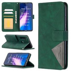 Binfen Color BF05 Prismatic Slim Wallet Flip Cover for Mi Xiaomi Redmi Note 8 - Green