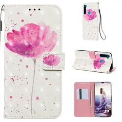 Watercolor 3D Painted Leather Wallet Case for Mi Xiaomi Redmi Note 8