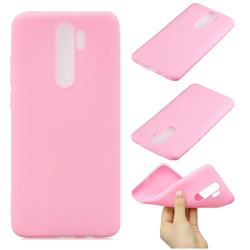 Candy Soft Silicone Protective Phone Case for Mi Xiaomi Redmi Note 8 Pro - Dark Pink