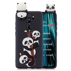 Ascended Panda Soft 3D Climbing Doll Soft Case for Mi Xiaomi Redmi Note 8 Pro
