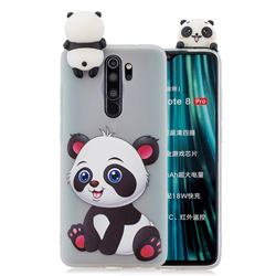 Panda Girl Soft 3D Climbing Doll Soft Case for Mi Xiaomi Redmi Note 8 Pro