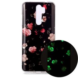 Rose Flower Noctilucent Soft TPU Back Cover for Mi Xiaomi Redmi Note 8 Pro